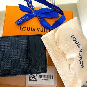 Louis Vuitton mens card wallet